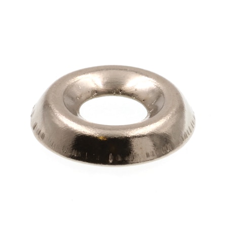 Prime-Line Countersunk Washer, Fits Bolt Size #6 , Steel Nickel Plated Finish, 50 PK 9083616